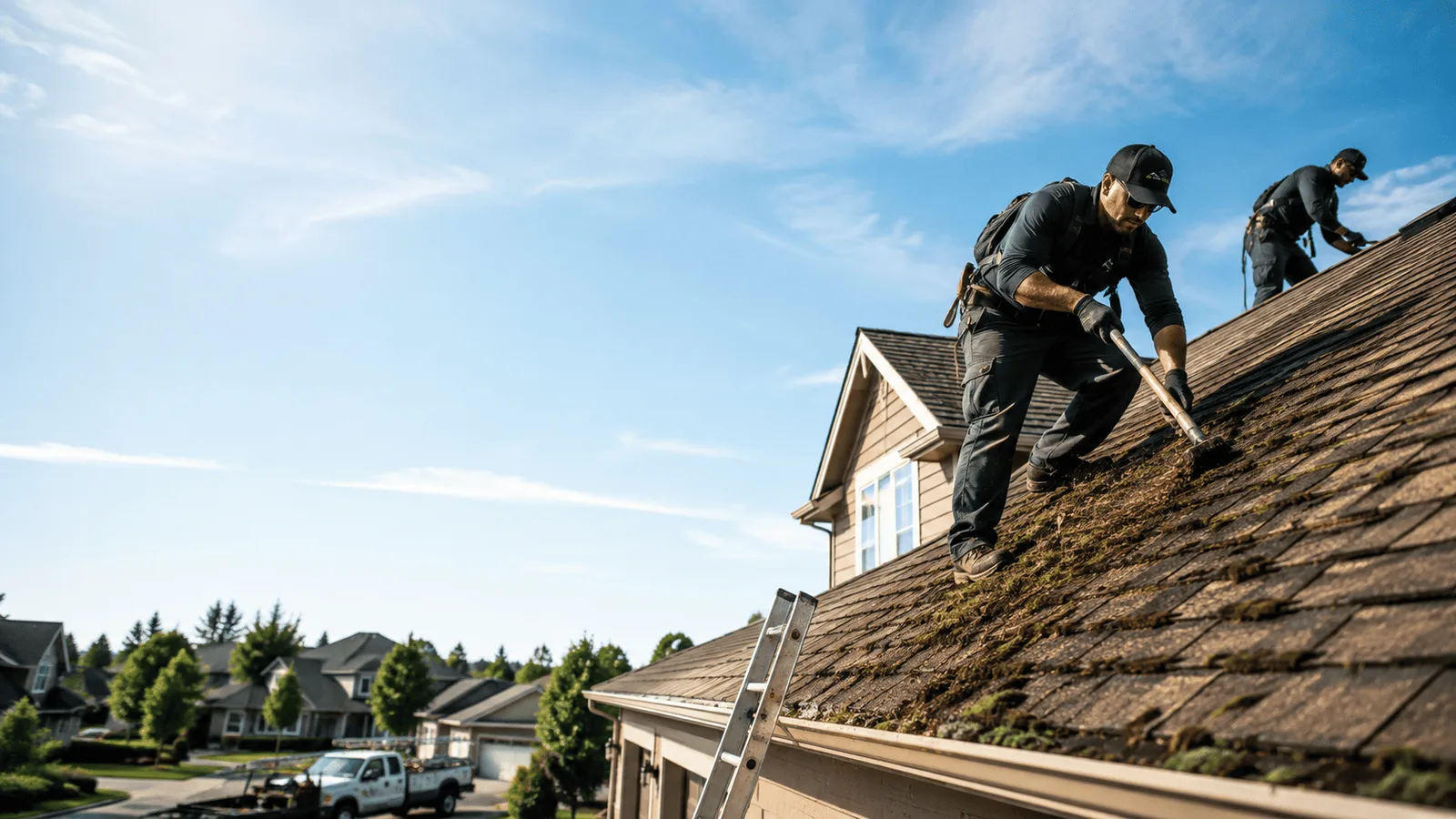 Roof Moss Removal in Harristown, IL near me
